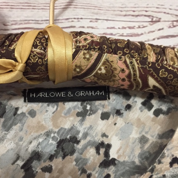 Harlow & Graham Flowy Career Blouse Medium - Picture 4 of 7